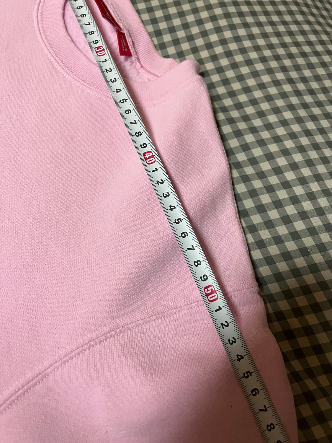 [L] 슈프림 언더라인 맨투맨 스웻 핑크 라지 상품이미지7