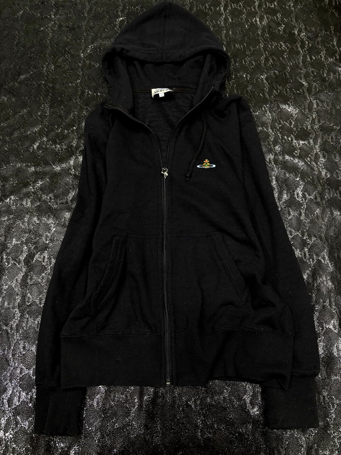 “VIVIENNE WESRWOOD” Orb logo print hoodi 상품이미지1