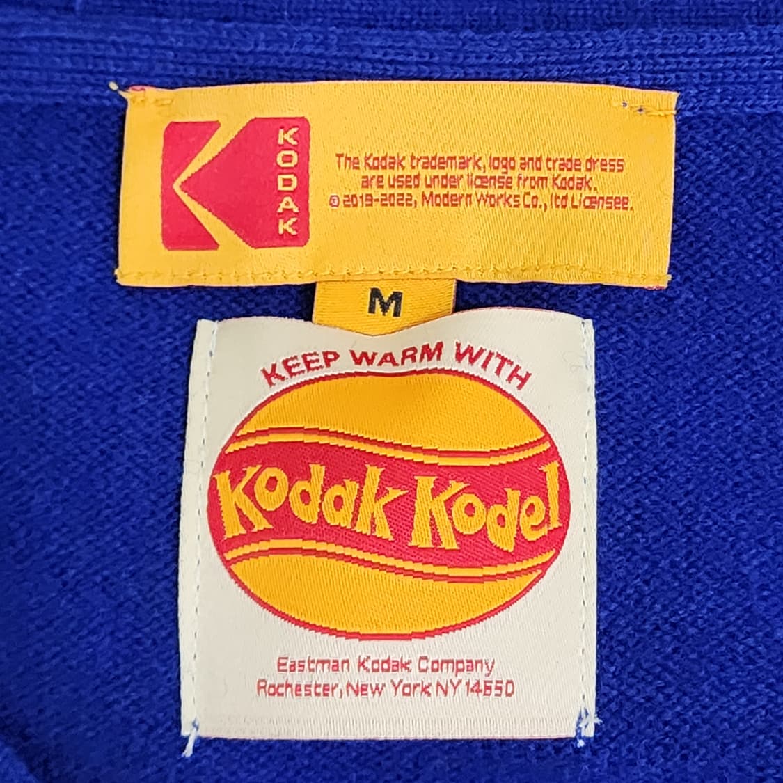 [95] KODAK 클래식 울 가디건 (블루) 상품이미지4