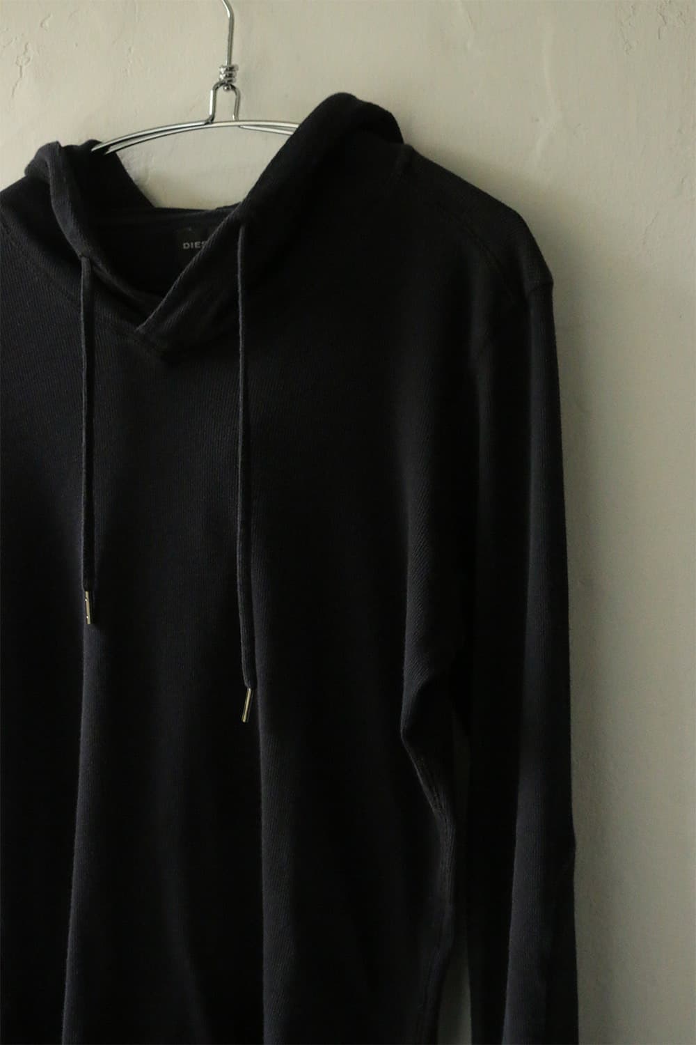 디젤 슬림 블랙 후드티셔츠 상품이미지4