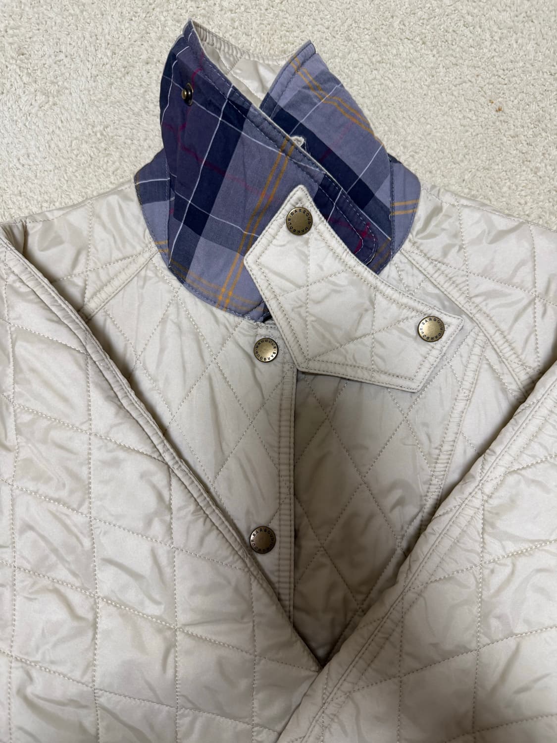 바버 퀄팅 패딩 자켓 상품이미지3