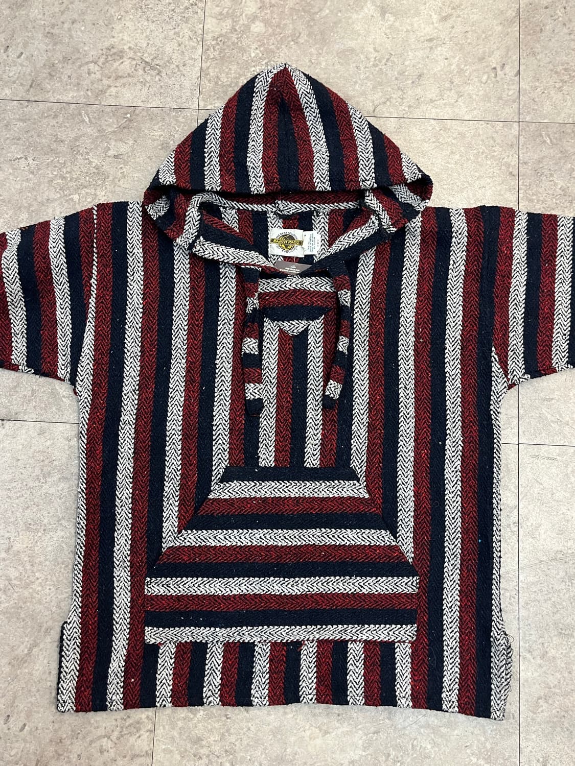 빈티지 맥시칸 바하 후드 레드 S #csz2563 상품이미지4