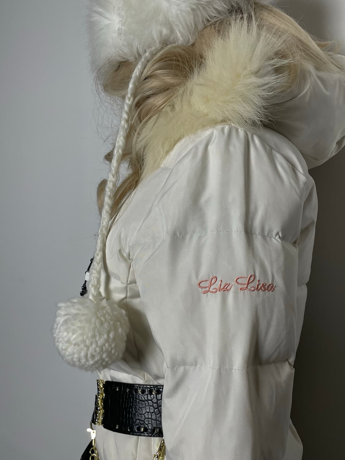 LIZ LISA 리즈리사 화이트 크림 아이보리 패딩 상품이미지3