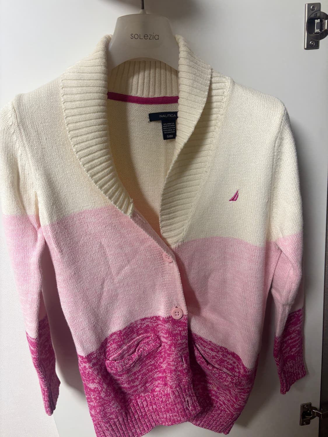 노티카 빈티지 핑크 니트 상품이미지1