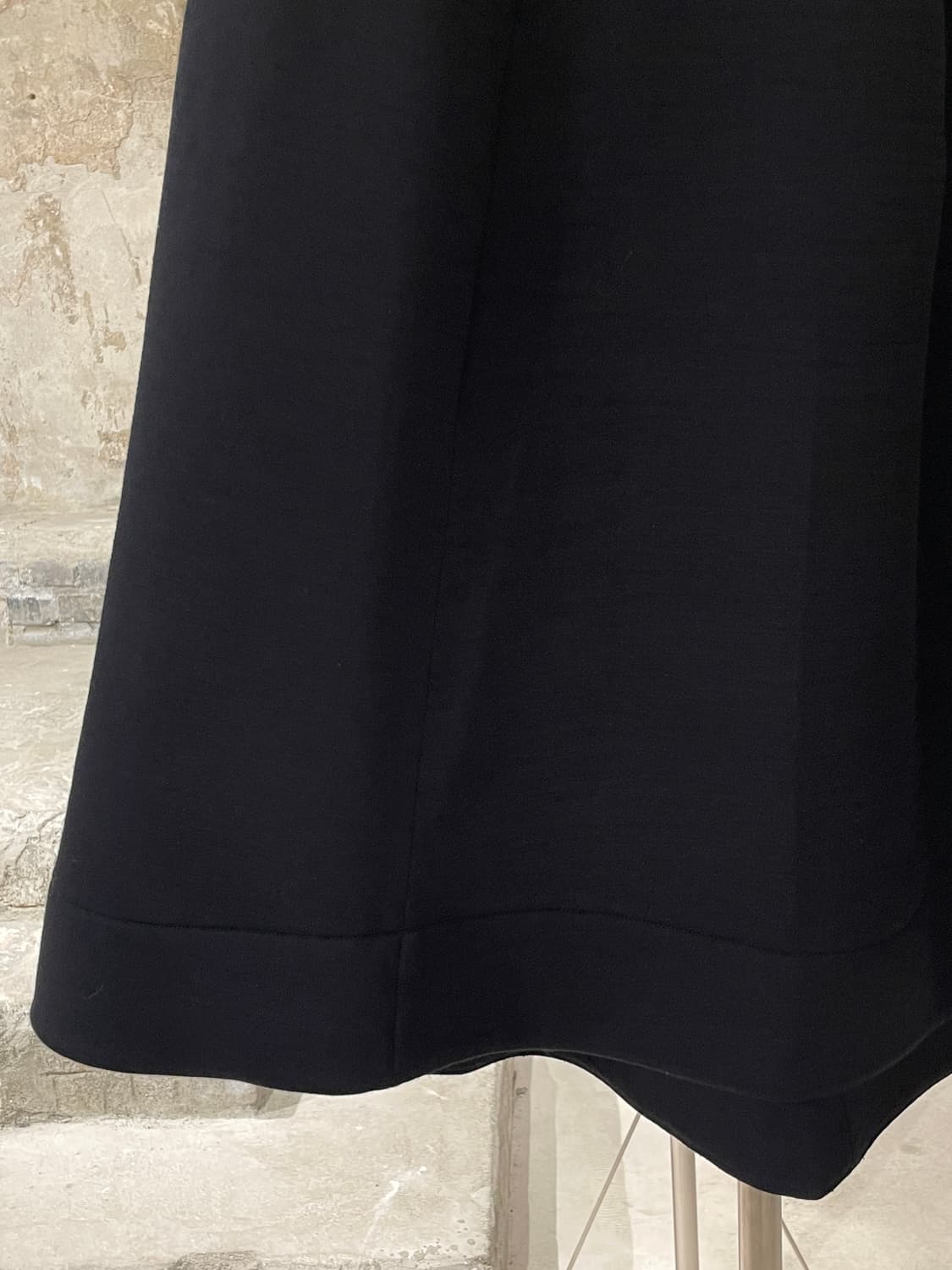 질샌더 블랙 플레어 울 나일론 혼방 롱 스커트 상품이미지4