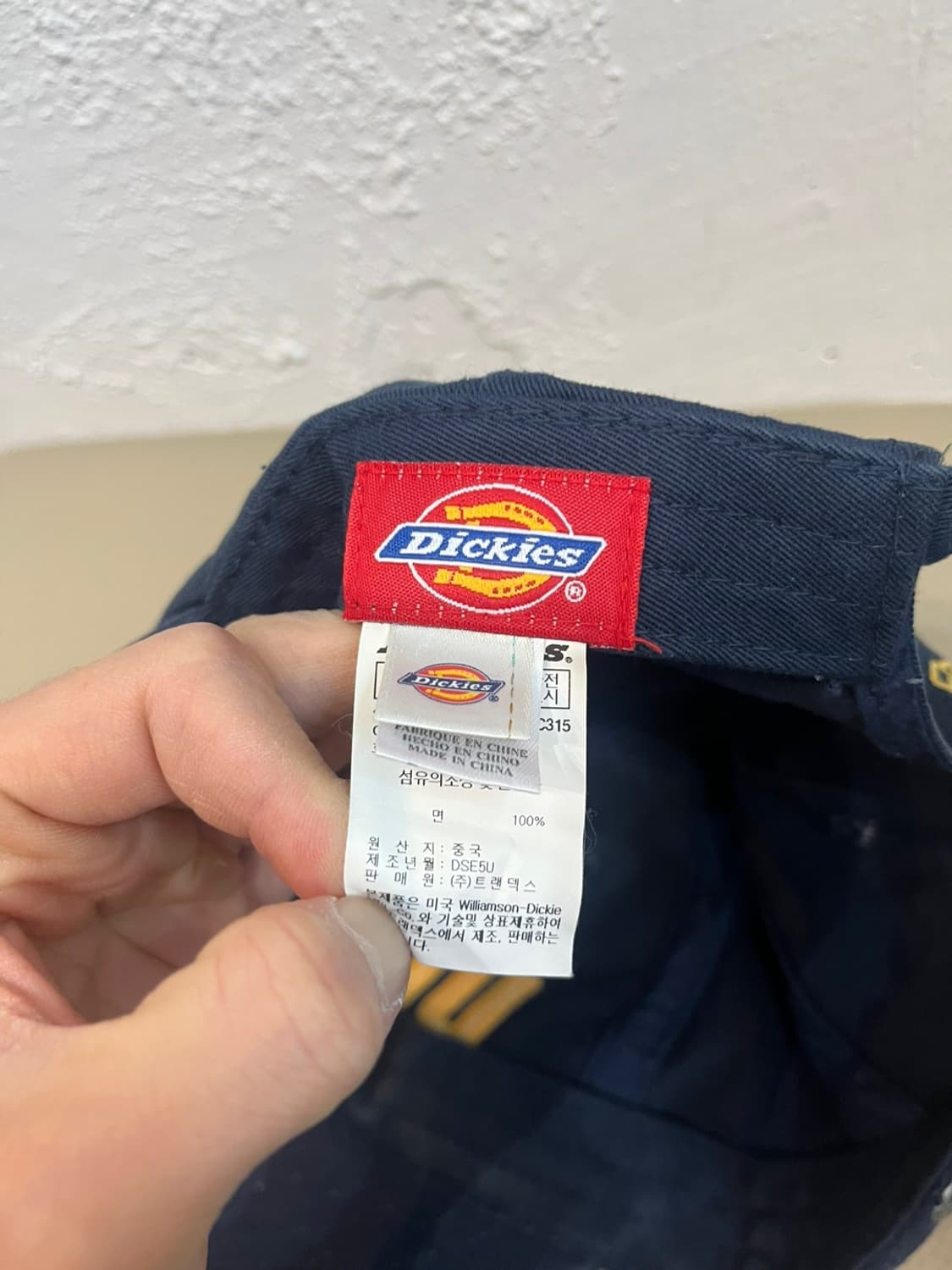 디키즈 데미지 캡 모자 네이비 상품이미지4