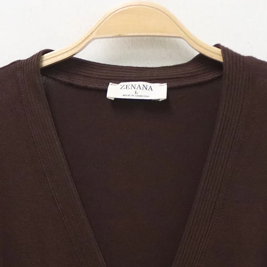 ZENANA 금장 버클 가디건 61812 상품이미지5