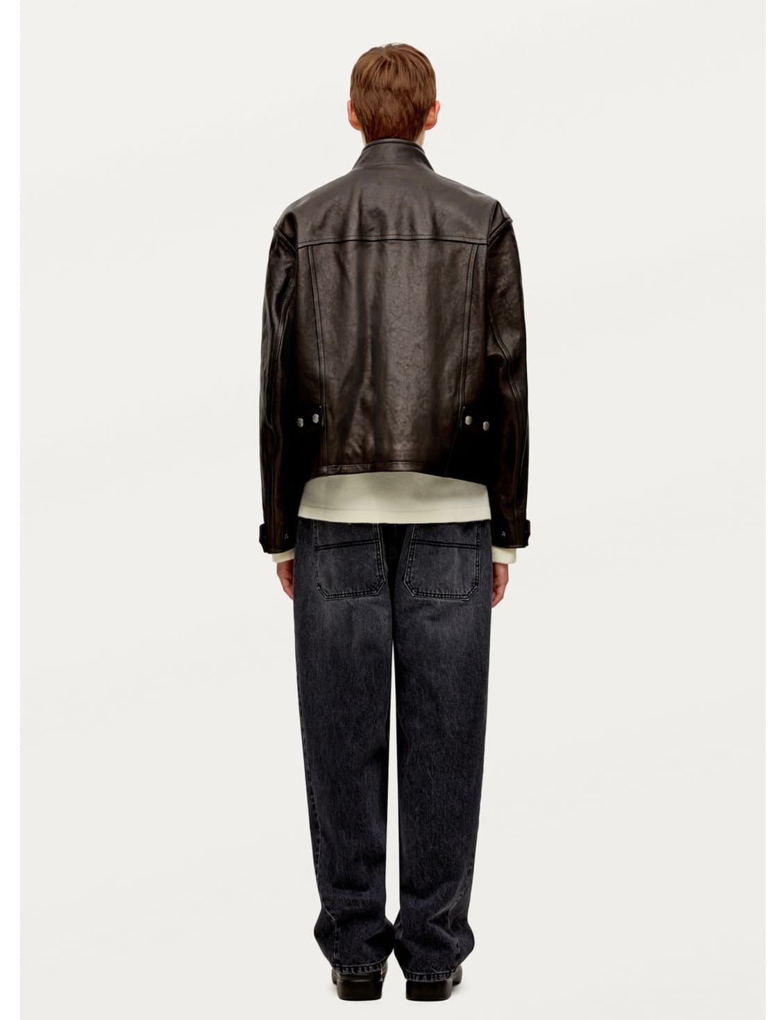 솔리드 옴므 레더 자켓 상품이미지3