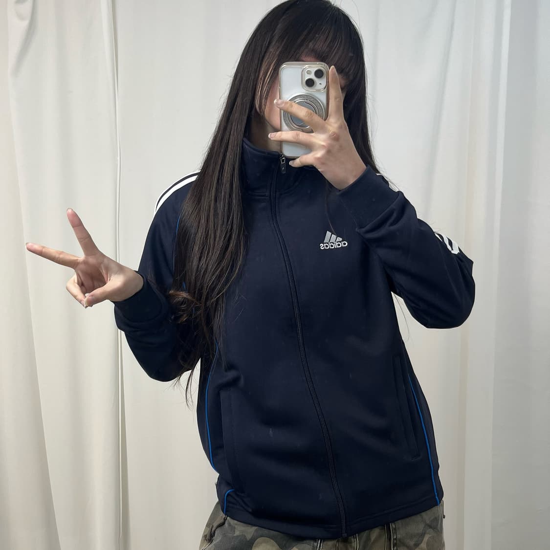 Adidas Navy Martial Arts Track Jacket 상품이미지2
