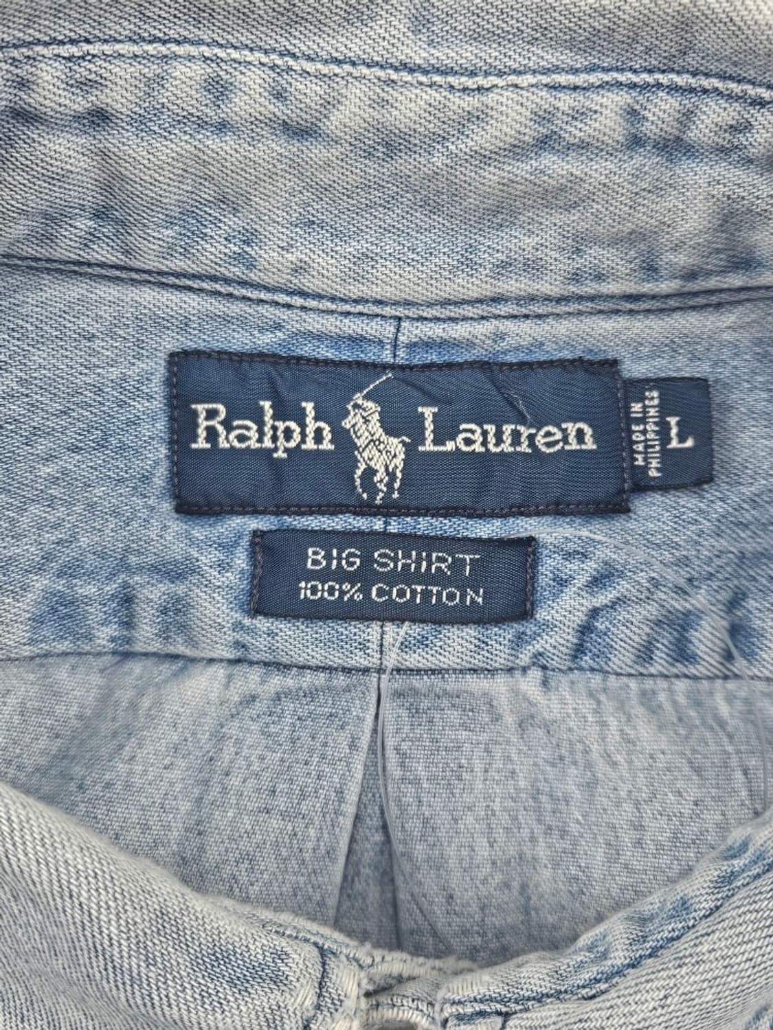 폴로랄프로렌 데님 포켓 빅 셔츠 ( L ) / 11462 상품이미지8