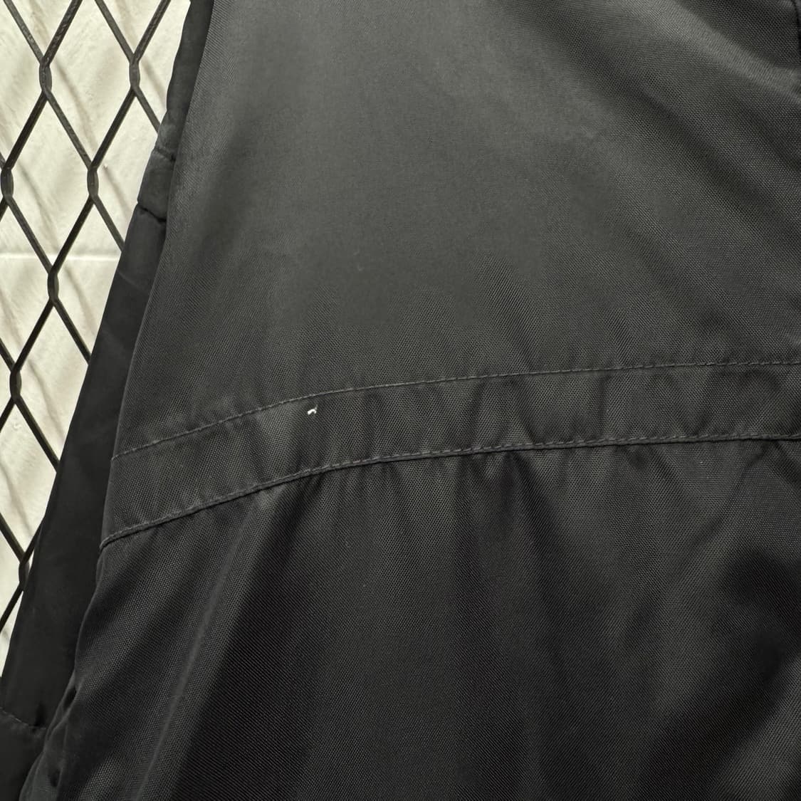 00s 나이키 나일론 점퍼 후면 빅 스우시 로고 포인트 블랙 상품이미지8