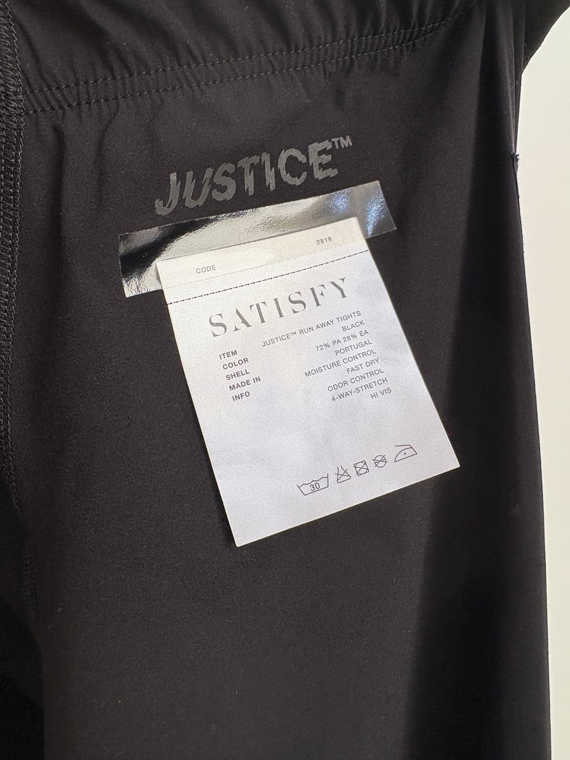 세티스파이 / 저스티스 런어웨이 타이즈 블랙 / 3 상품이미지3