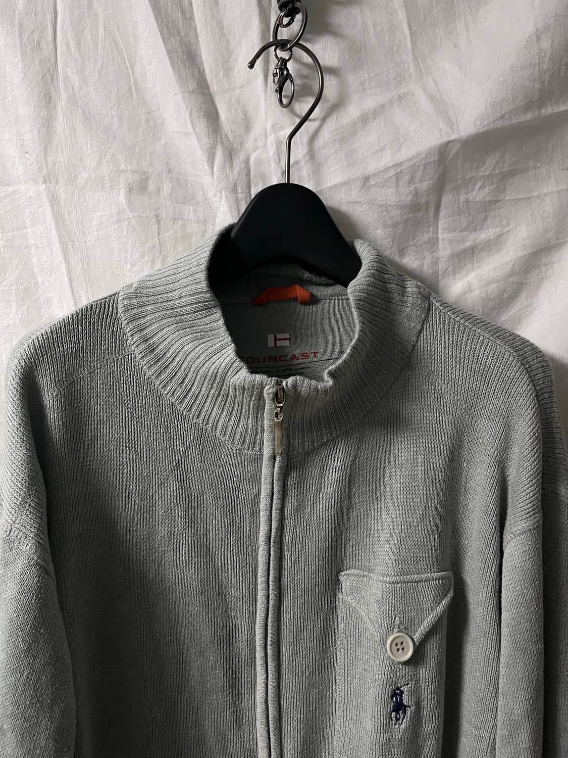 Polo Vintage Pocket Mint Zip Knit 상품이미지2