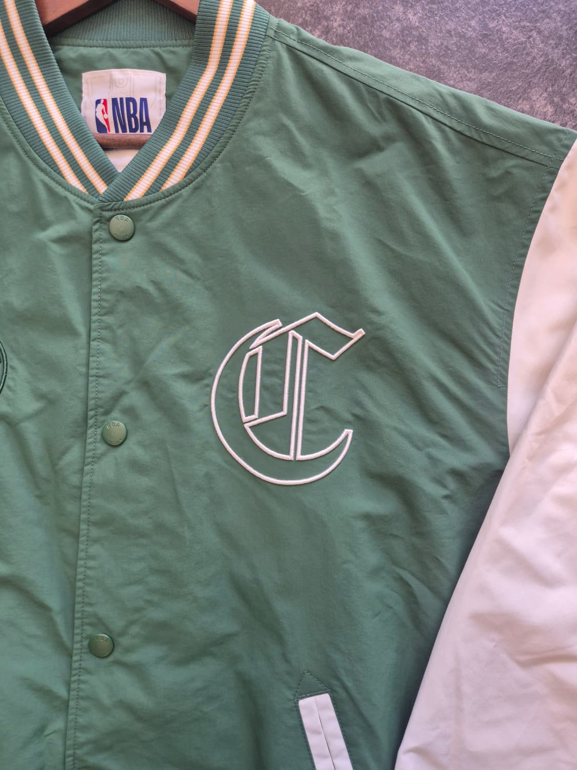 NBA 보스턴 셀틱스 나일론 바시티 자켓 -XXL 상품이미지3