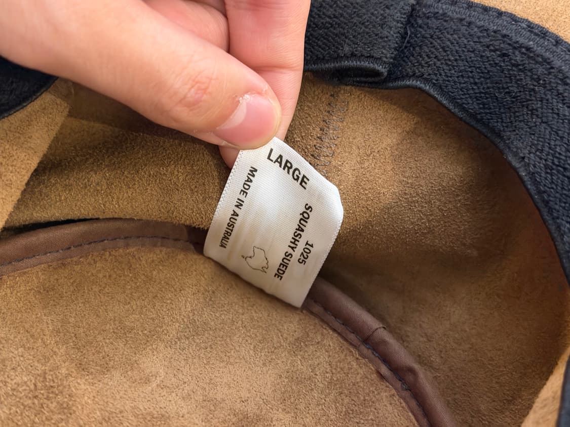 데드스탁) BARMAH 빈티지 카우보이 모자 스웨이드 페도라 상품이미지7