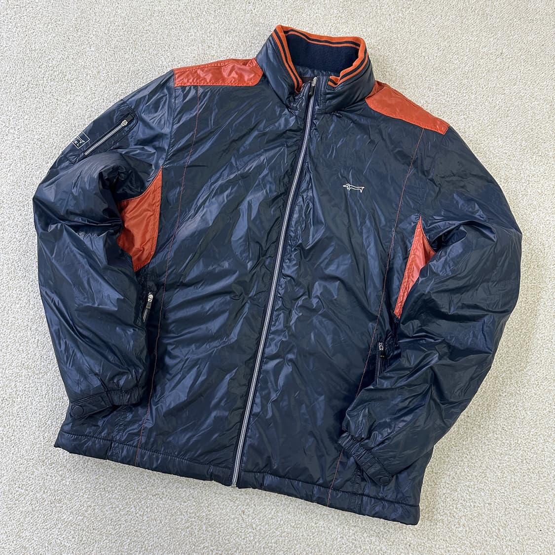 105 루이까스텔 배색 구스다운 패딩0320D 상품이미지1