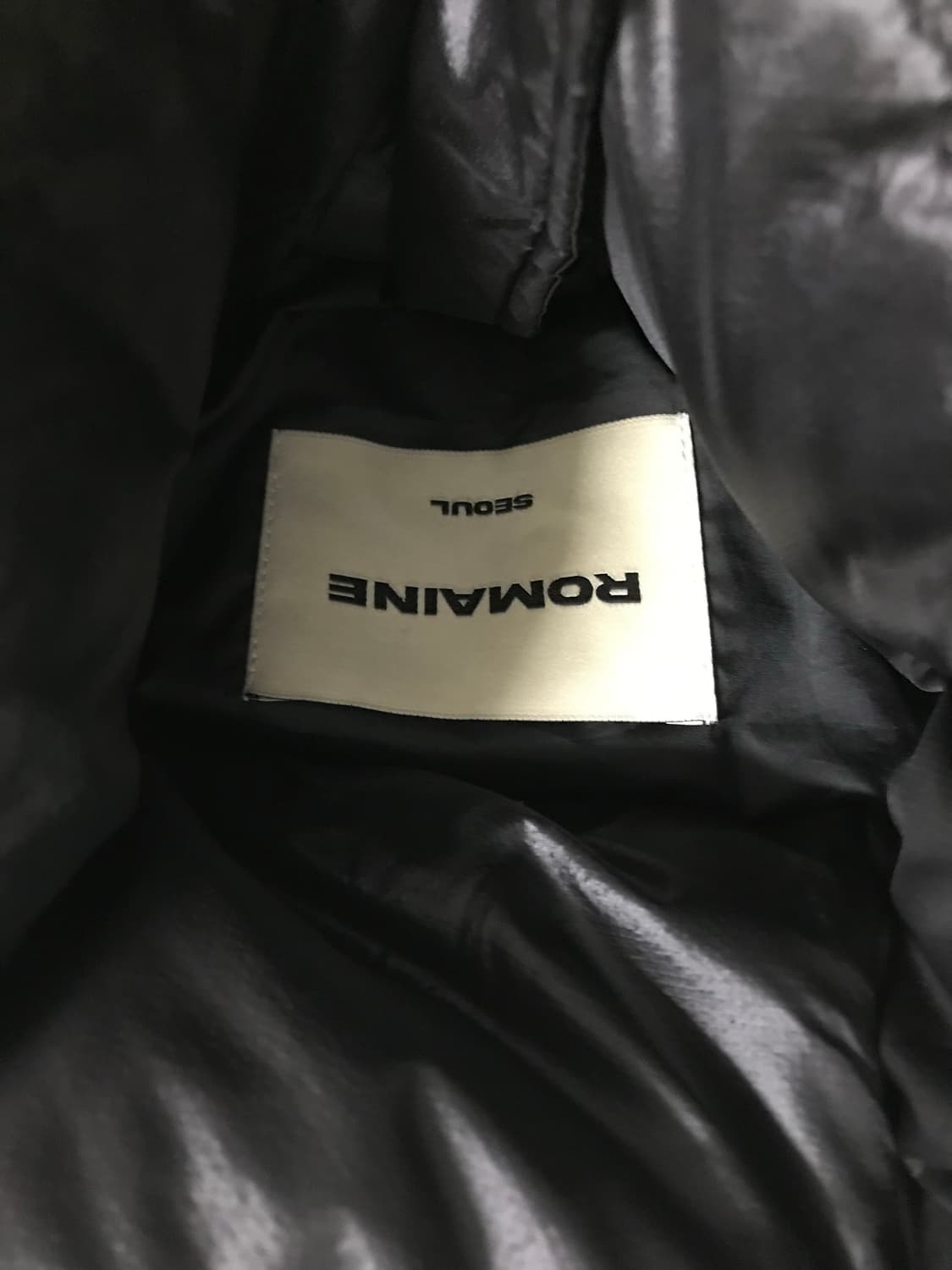 빈티지 덕다운 유광 숏패딩 상품이미지2