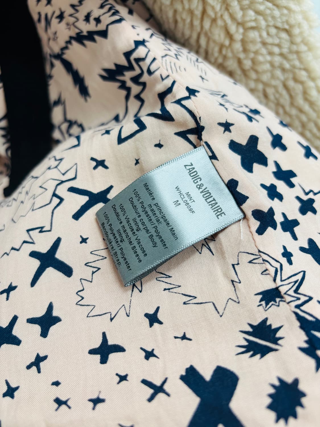 ZADIG & VOLTAIRE 쟈딕앤볼테르 테디 양털 더블 하프코트 상품이미지7