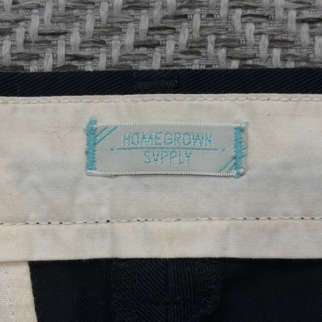 홈그라운드 로고 자수 패턴 팬츠 v2339 상품이미지5