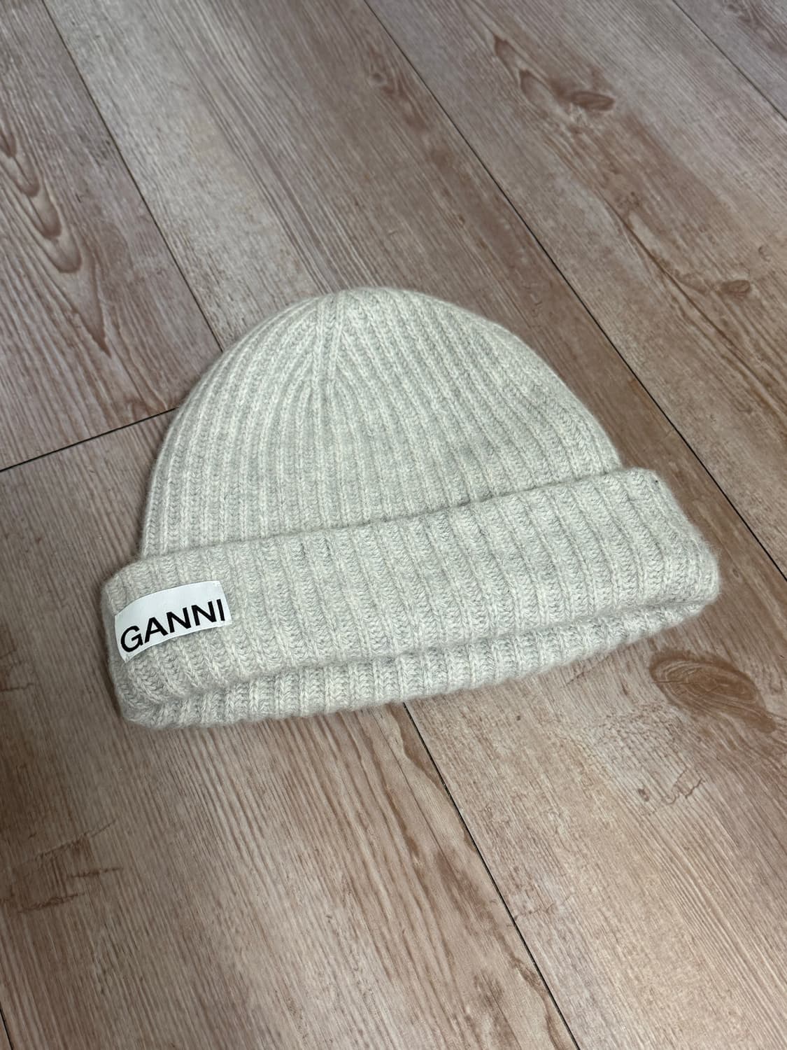[os] ganni beanie grey 상품이미지1