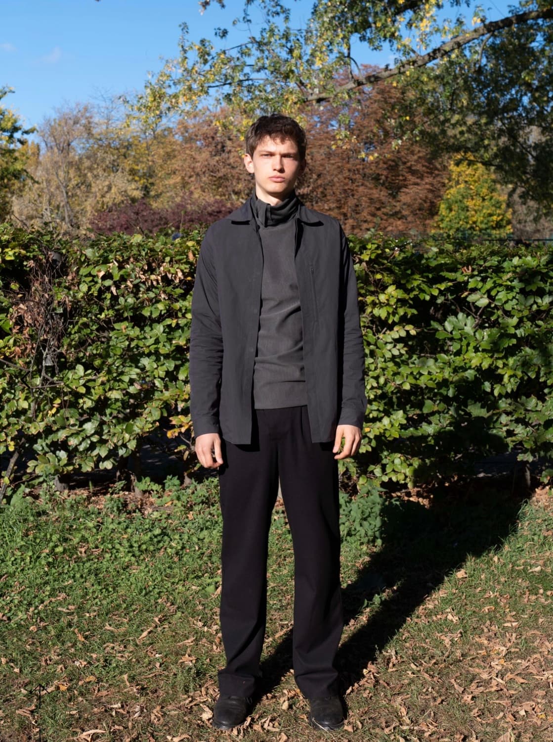 FORMLICH(폼리쉬) MODULAR SHIRT/DARK GREY 상품이미지1