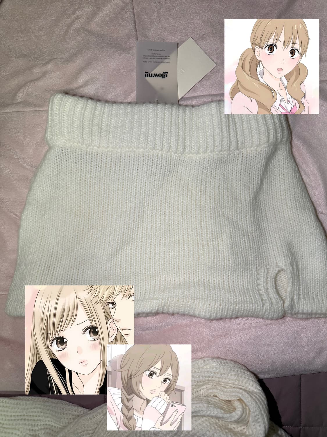 일본빈티지 로우라이즈 니트 미니 스커트 갸루베이비메탈클럽쓰리타임즈글로니 상품이미지1