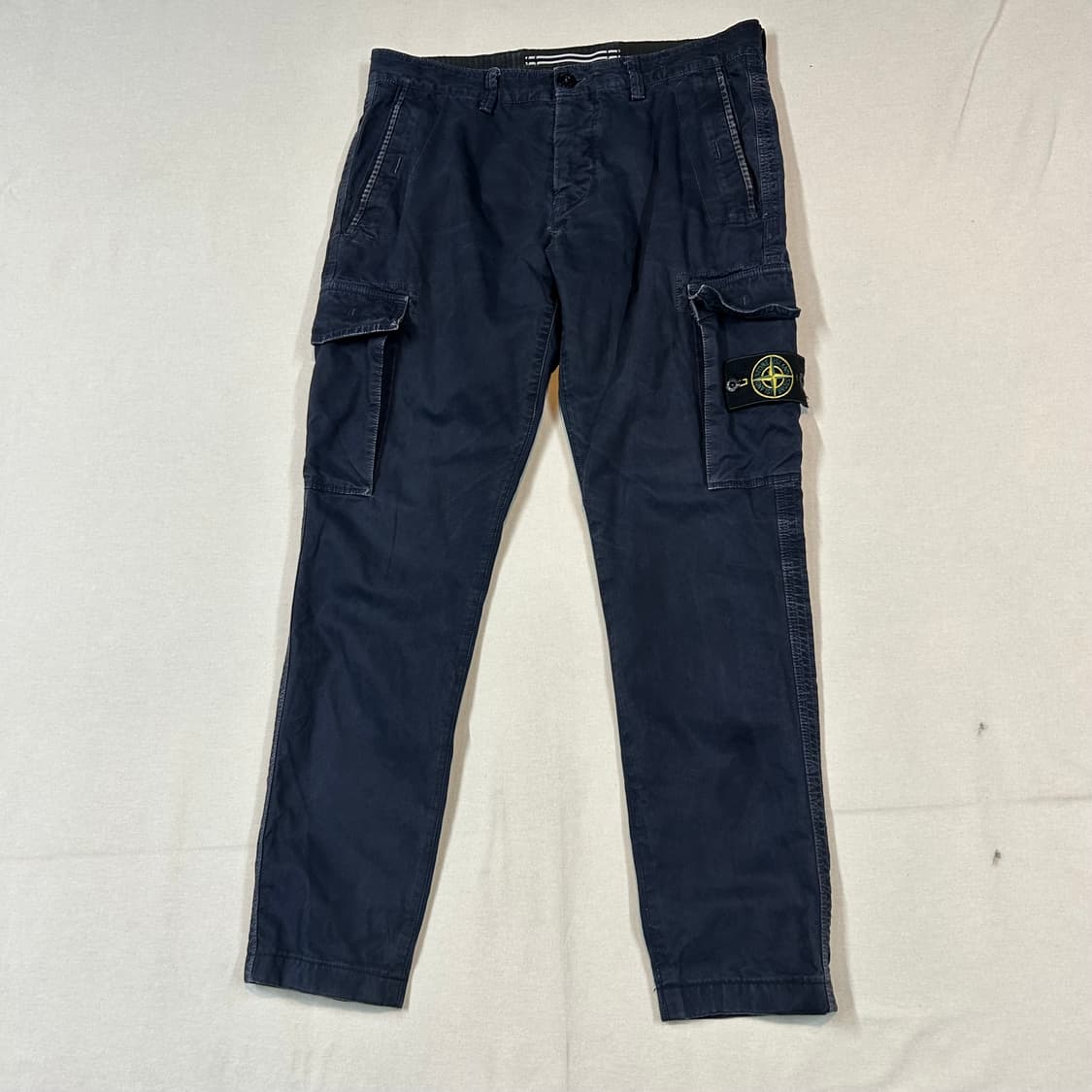 32inch) 스톤아일랜드 카고 바지 슬림핏 네이비 정품 상품이미지1
