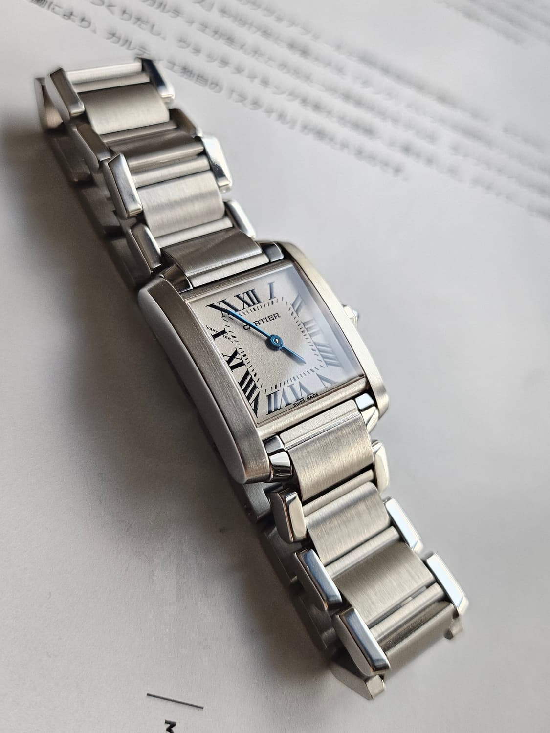 까르띠에 탱크 프랑세즈 스틸 스몰 상품이미지2