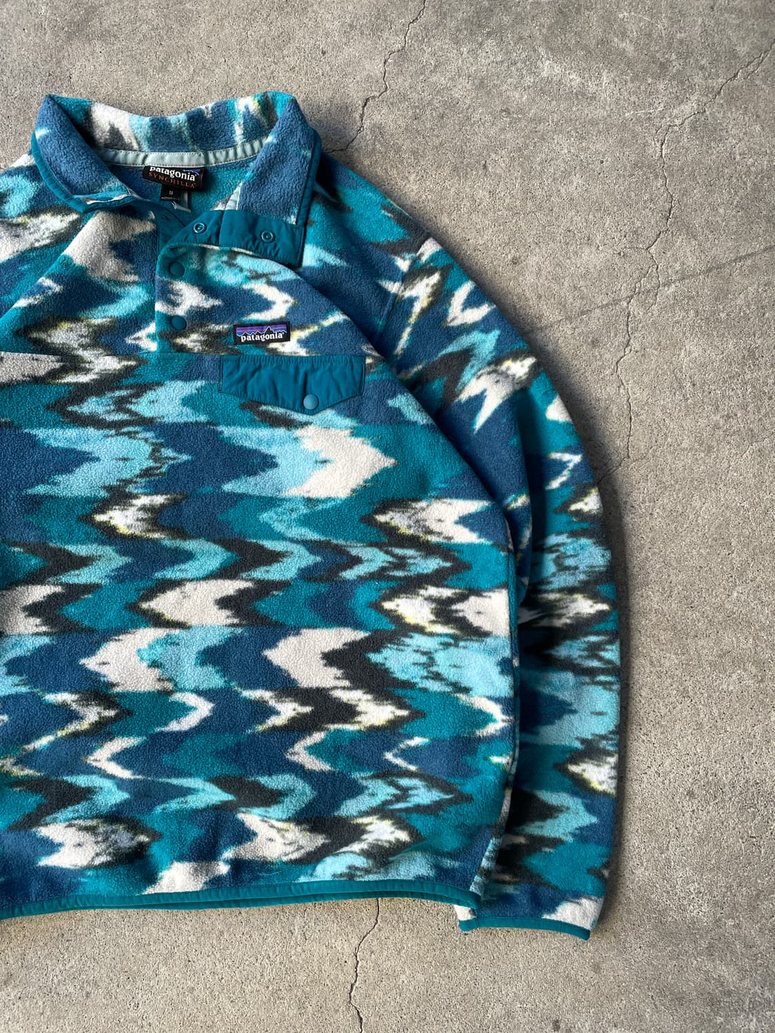 Patagonia Synchilla Trout Tails  Blue 상품이미지3