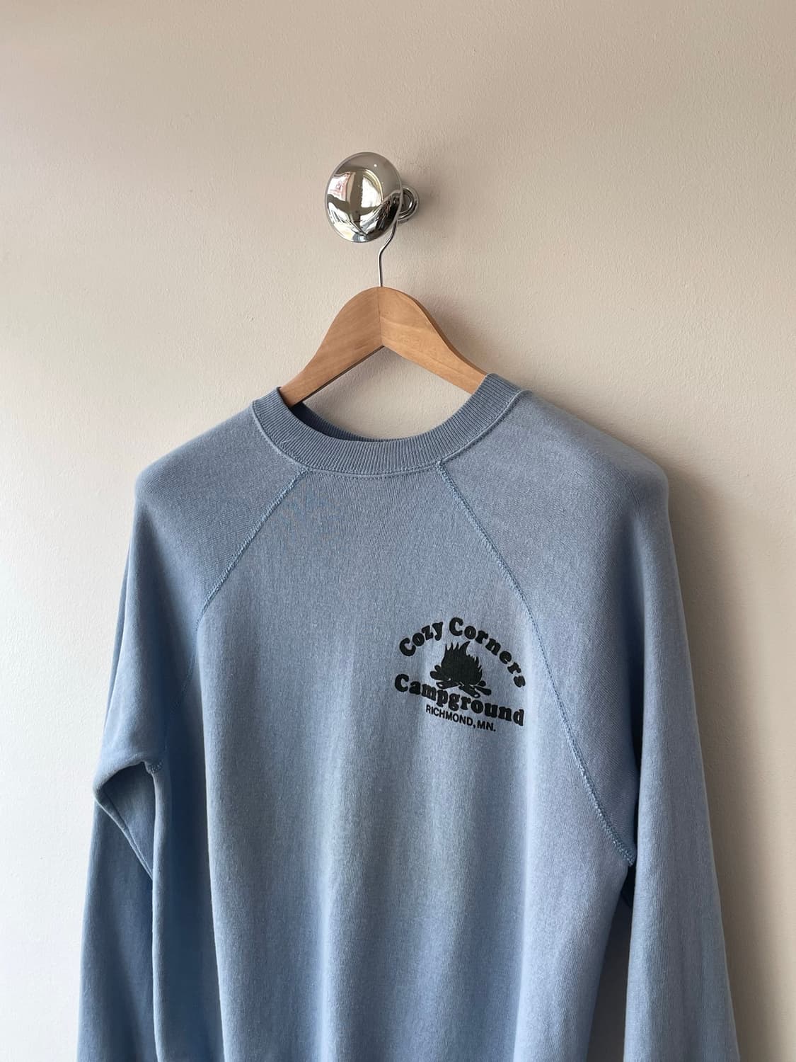 80‘s USA “Camp Ground 🔥” sweatshirt L 상품이미지2