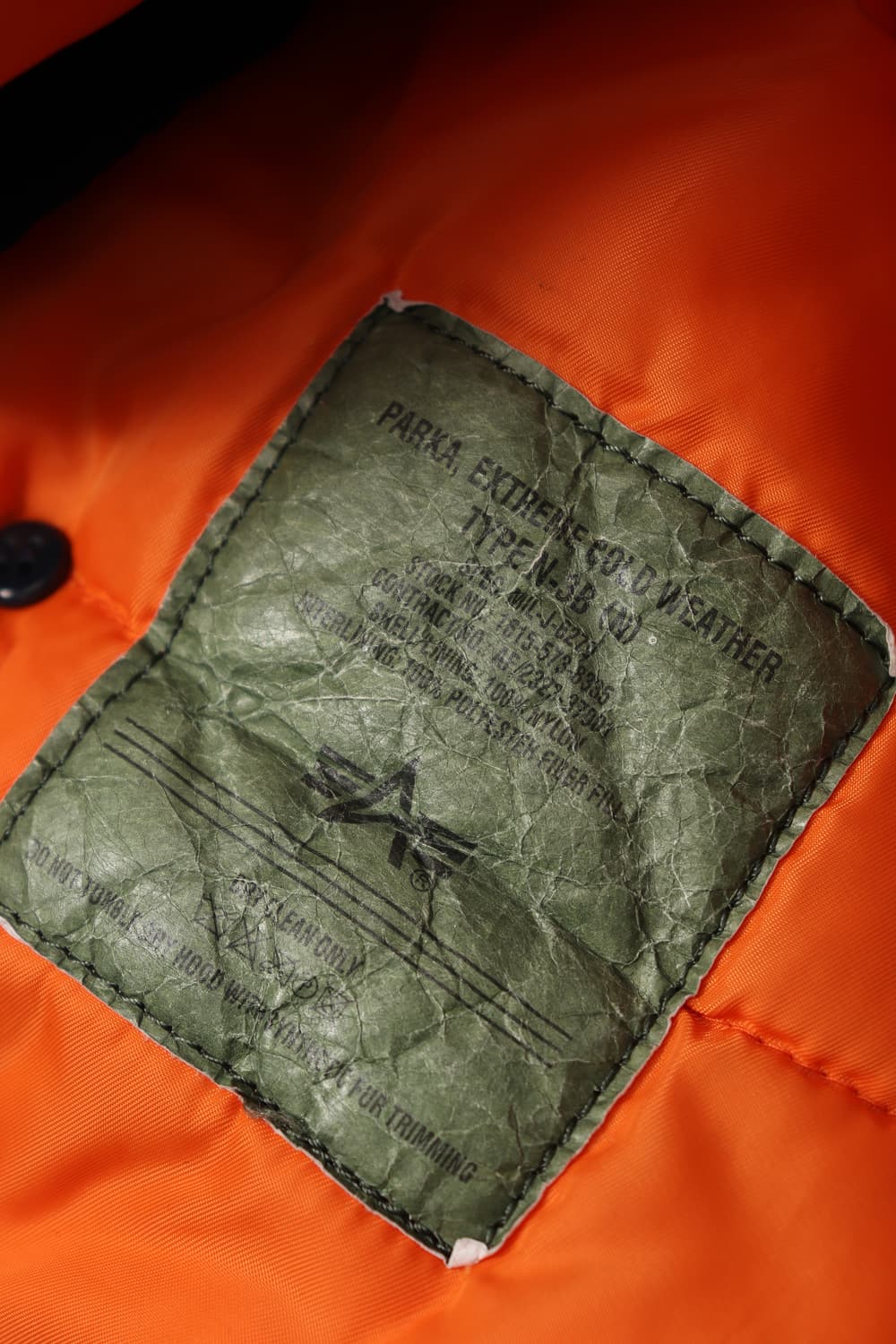 ALPHA INDUSTIRTES N3B 네이비 패딩 파카 size M 상품이미지7