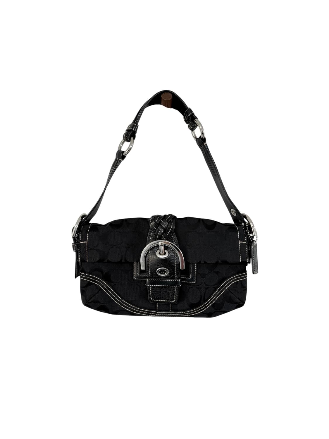 코치 자가드 버클 숄더백 상품이미지1