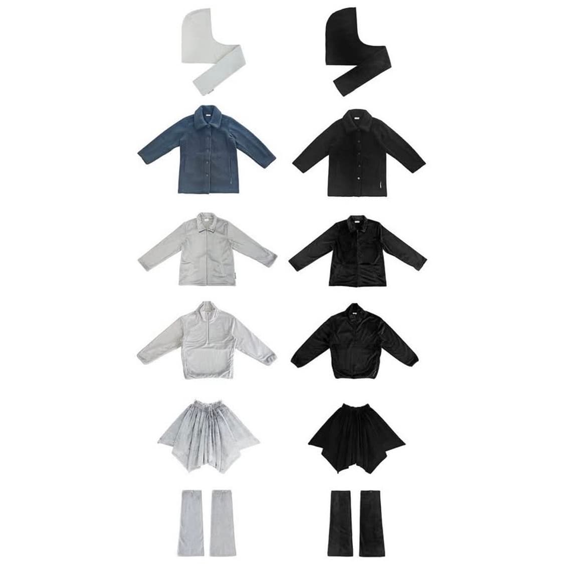 JICHOICOMFORT  FLEECE HOODIE SCARF 상품이미지4