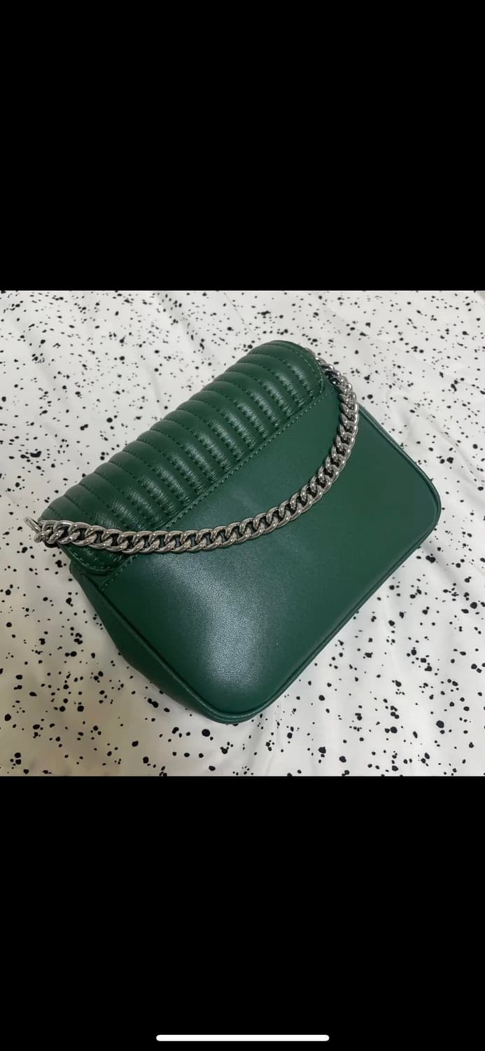 [새상품] 앤클라인 그린 가죽 핸드백 미니백 상품이미지2