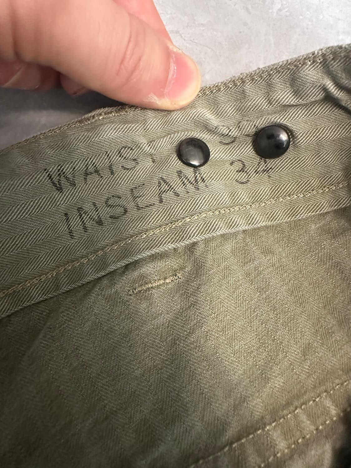 rrl 더블알엘 헤링본 퍼티그 팬츠 상품이미지4