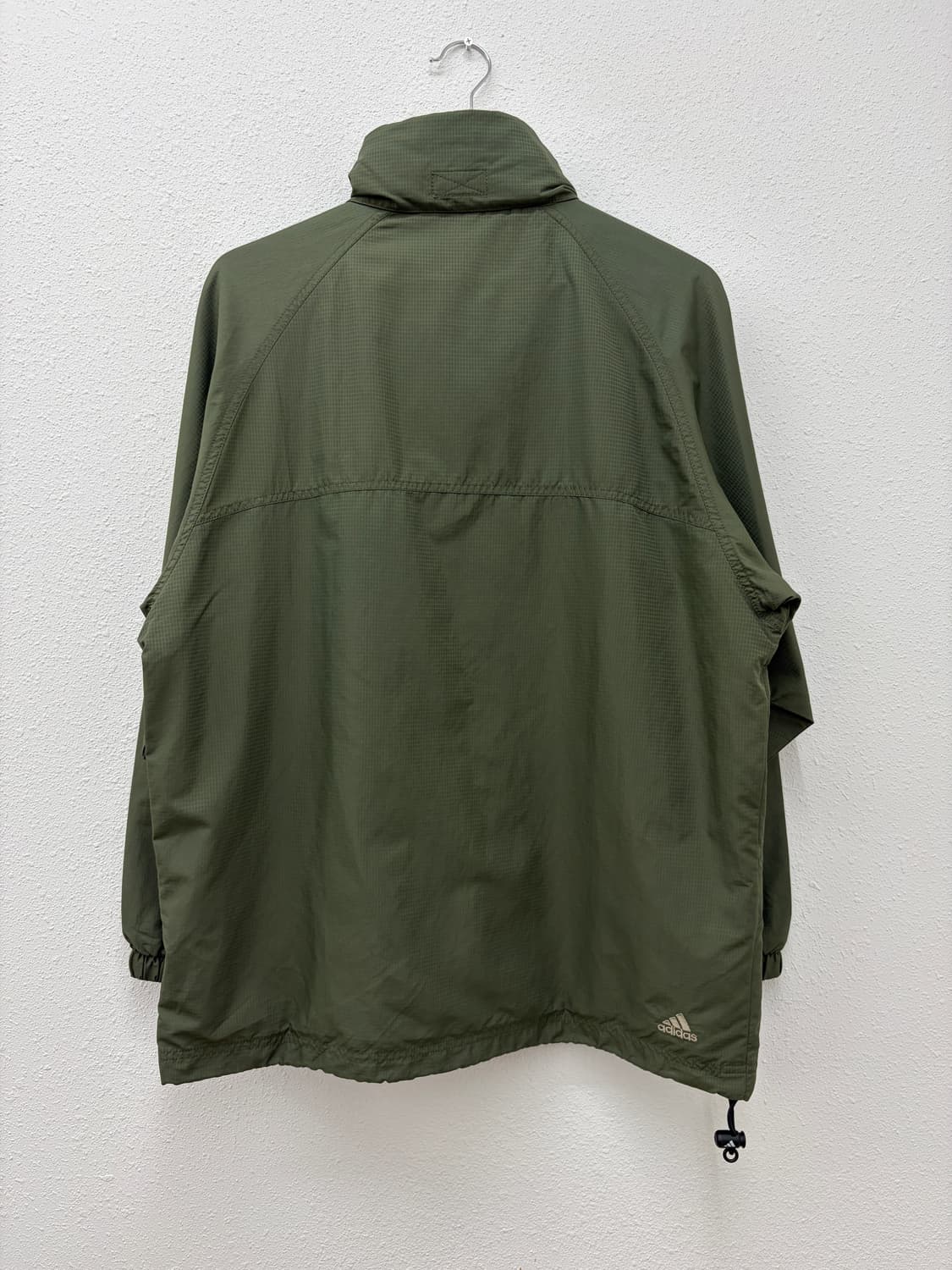 아디다스 카키 나일론 후드 윈드브레이커 자켓 상품이미지8