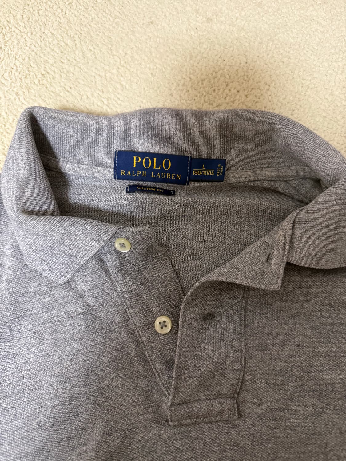 폴로 빅포니 긴팔 카라 티셔츠 상품이미지3