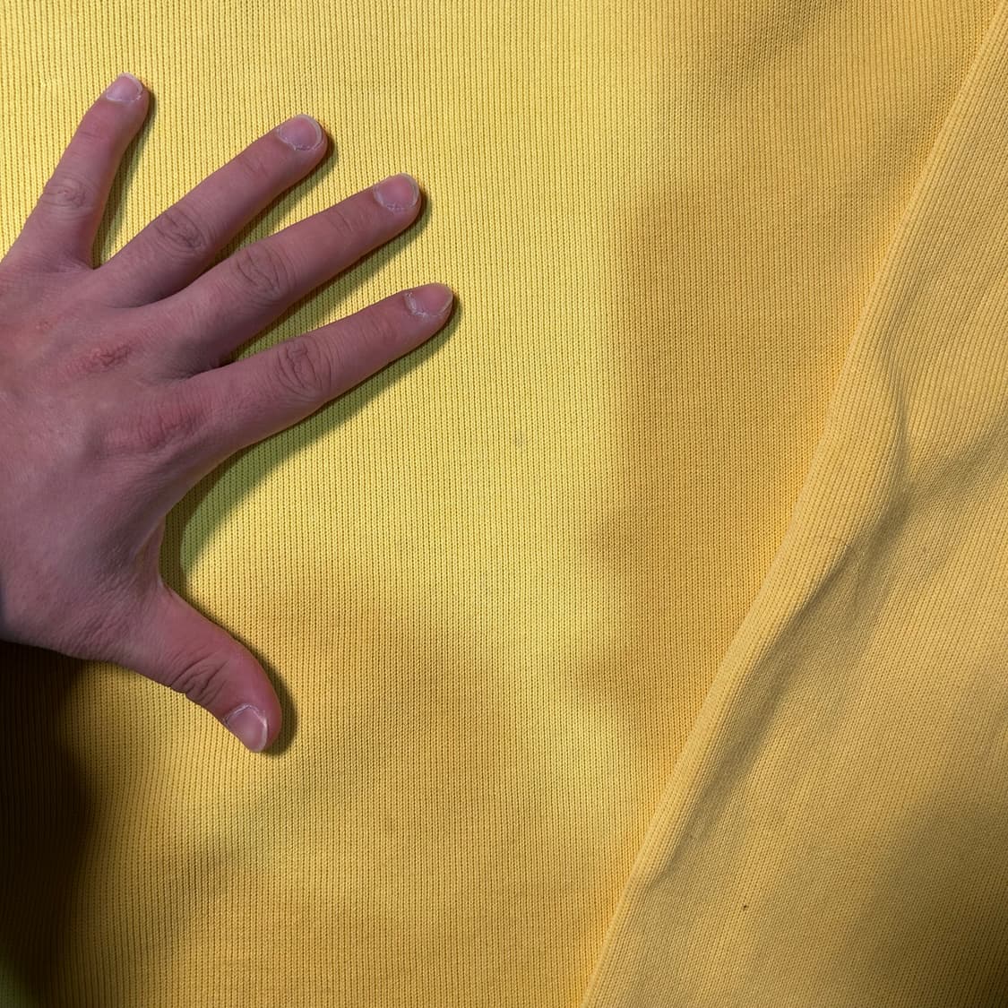 [XL] 폴로 랄프로렌 스몰포니 코튼 니트 하프집업 옐로우 상품이미지3