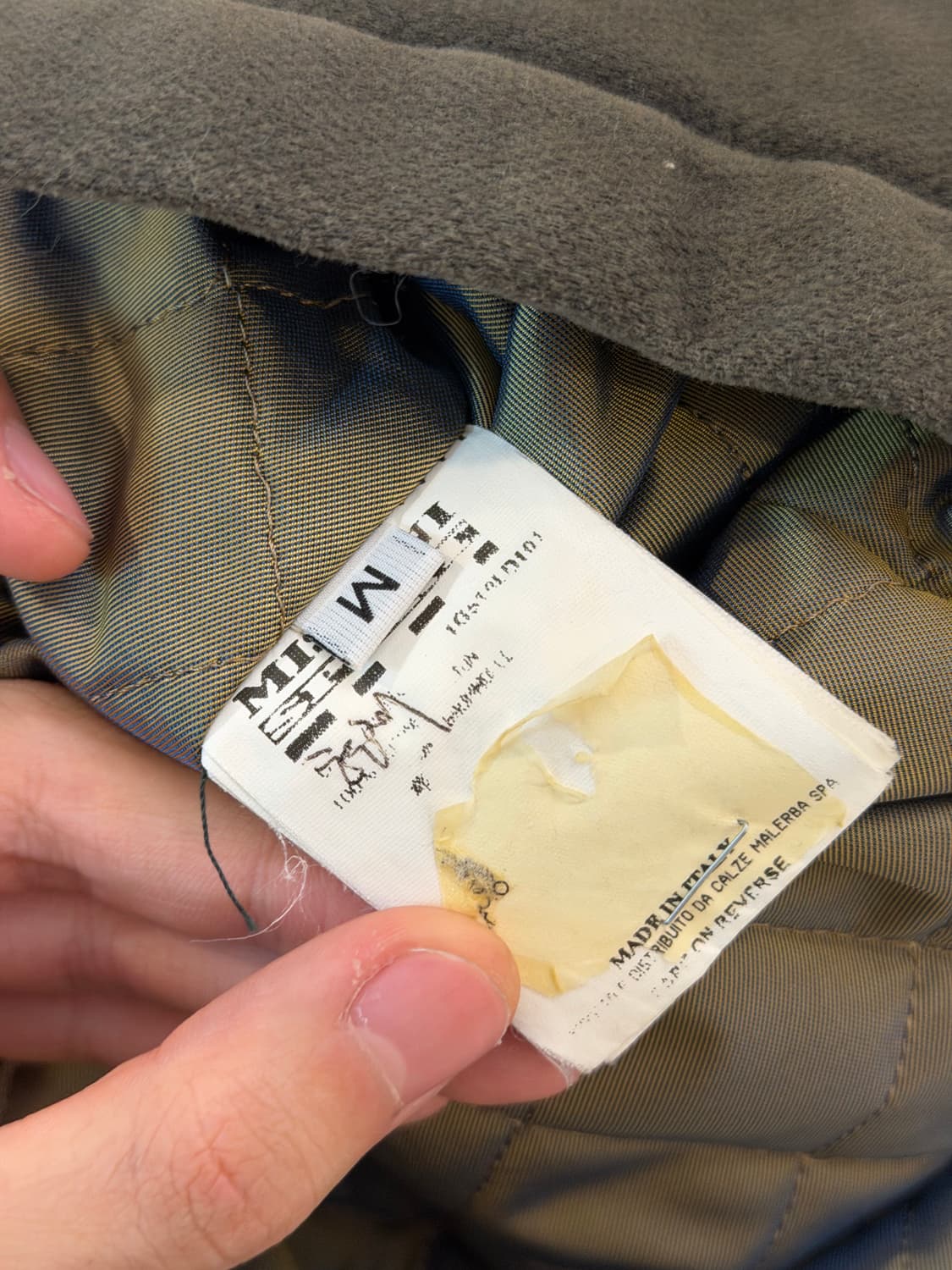 90s 미쏘니 스포츠 아카이브 더플코트 올리브 상품이미지8