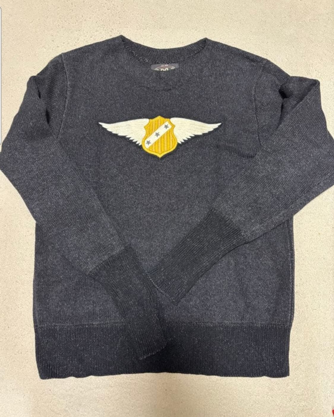 더블알엘 RRL 방패 윙 패치 니트 M (레어템) 상품이미지2