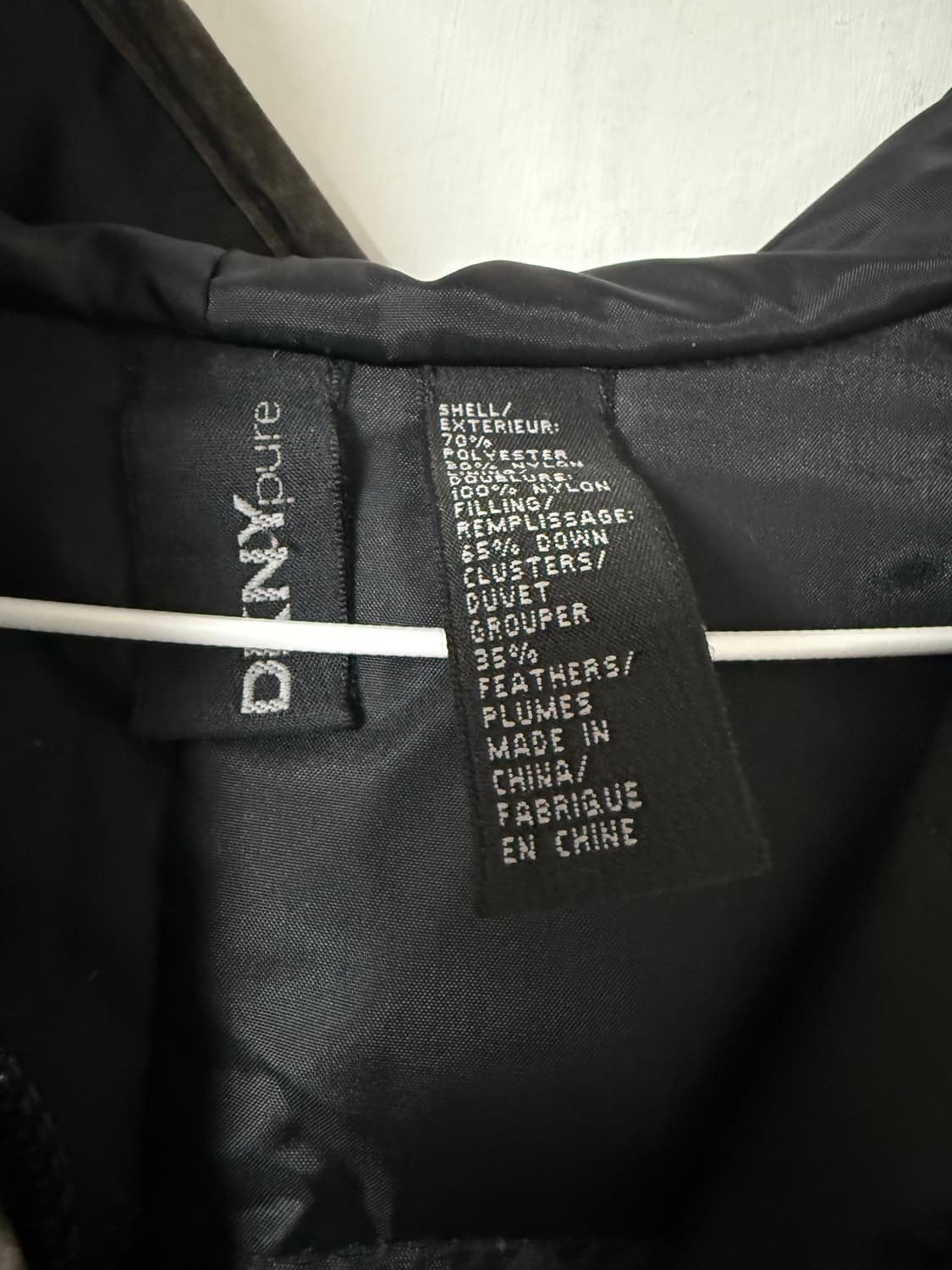 DKNY 빈티지 하프침낭 후디 덕다운 롱패딩 상품이미지7