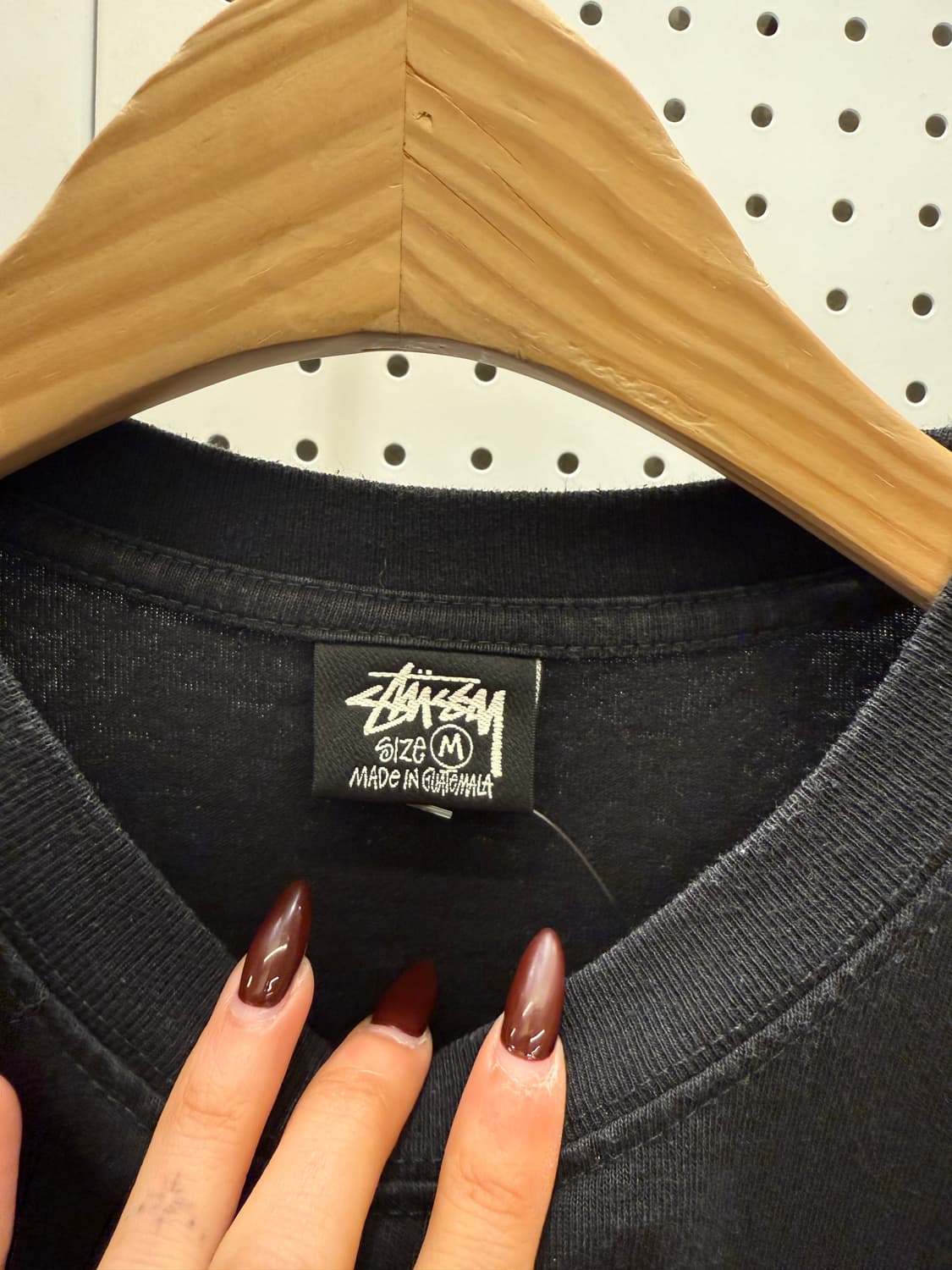 스투시 베이직 롱슬리브 블랙 U1489 상품이미지5