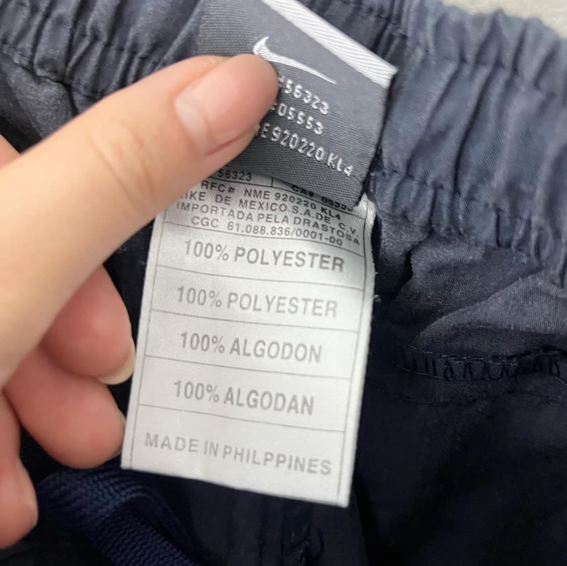 나이키 네이비 폴리 8부 밴딩 팬츠 상품이미지9