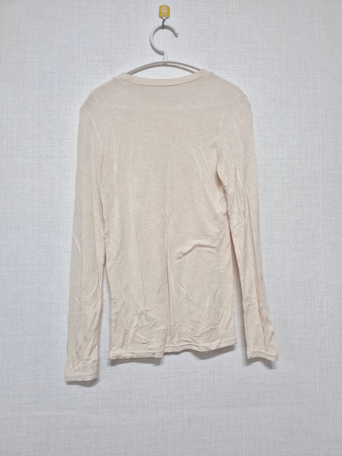 아이보리 베이직 긴팔티셔츠 상품이미지2