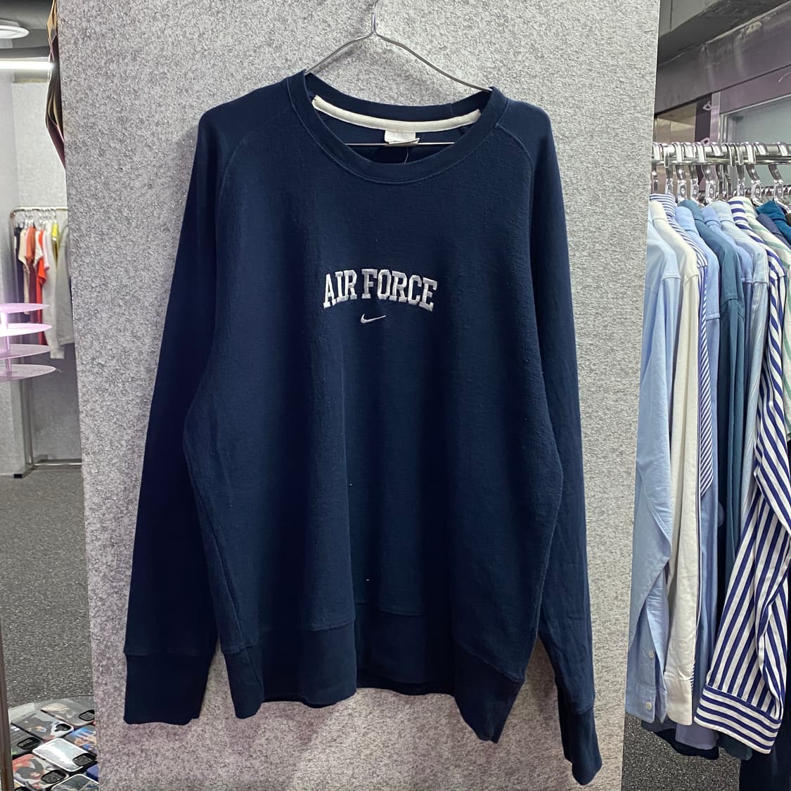 나이키 에어포스 스우시 네이비 스웻 B3161 상품이미지2