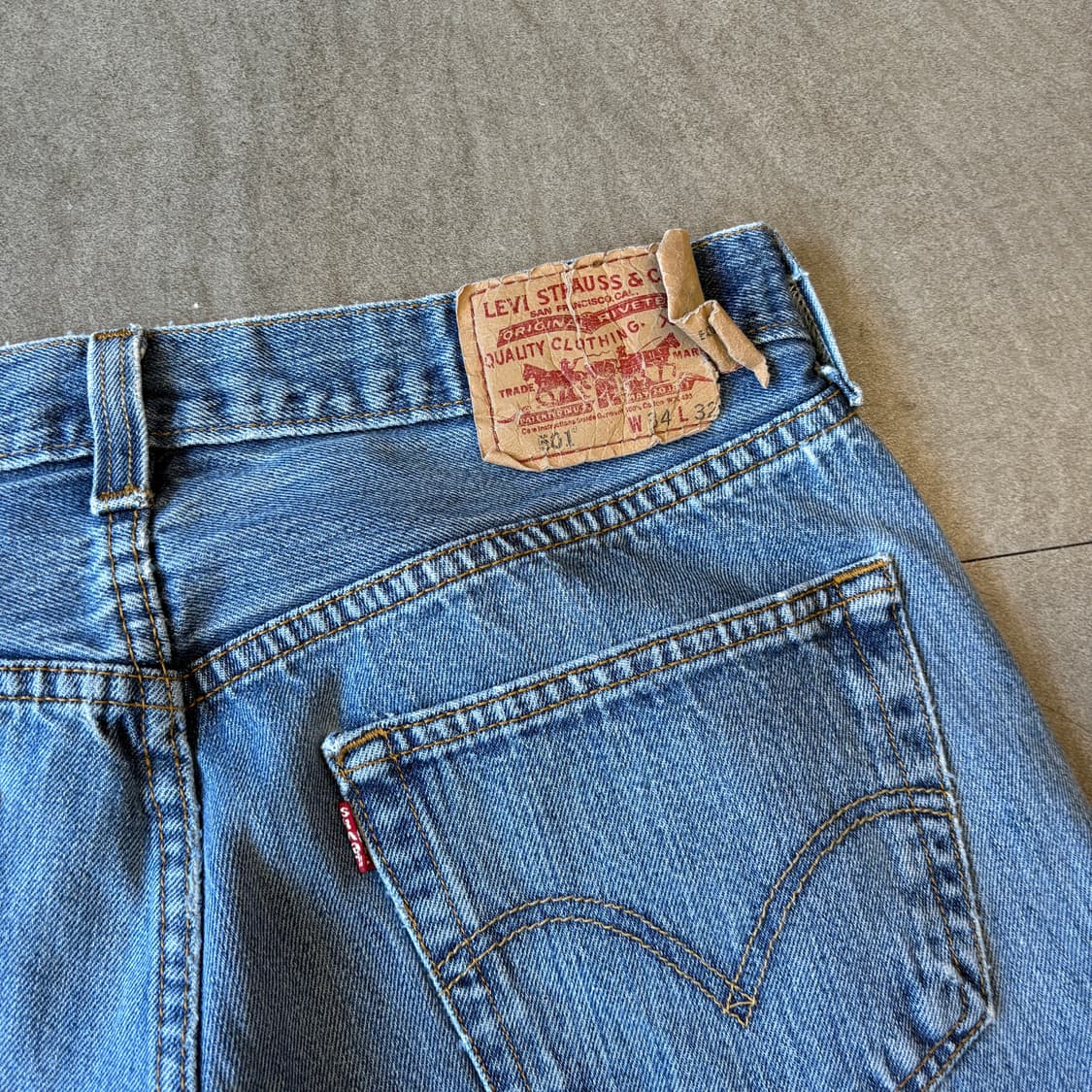 리바이스 정품 바지 501 데님 팬츠 상품이미지10