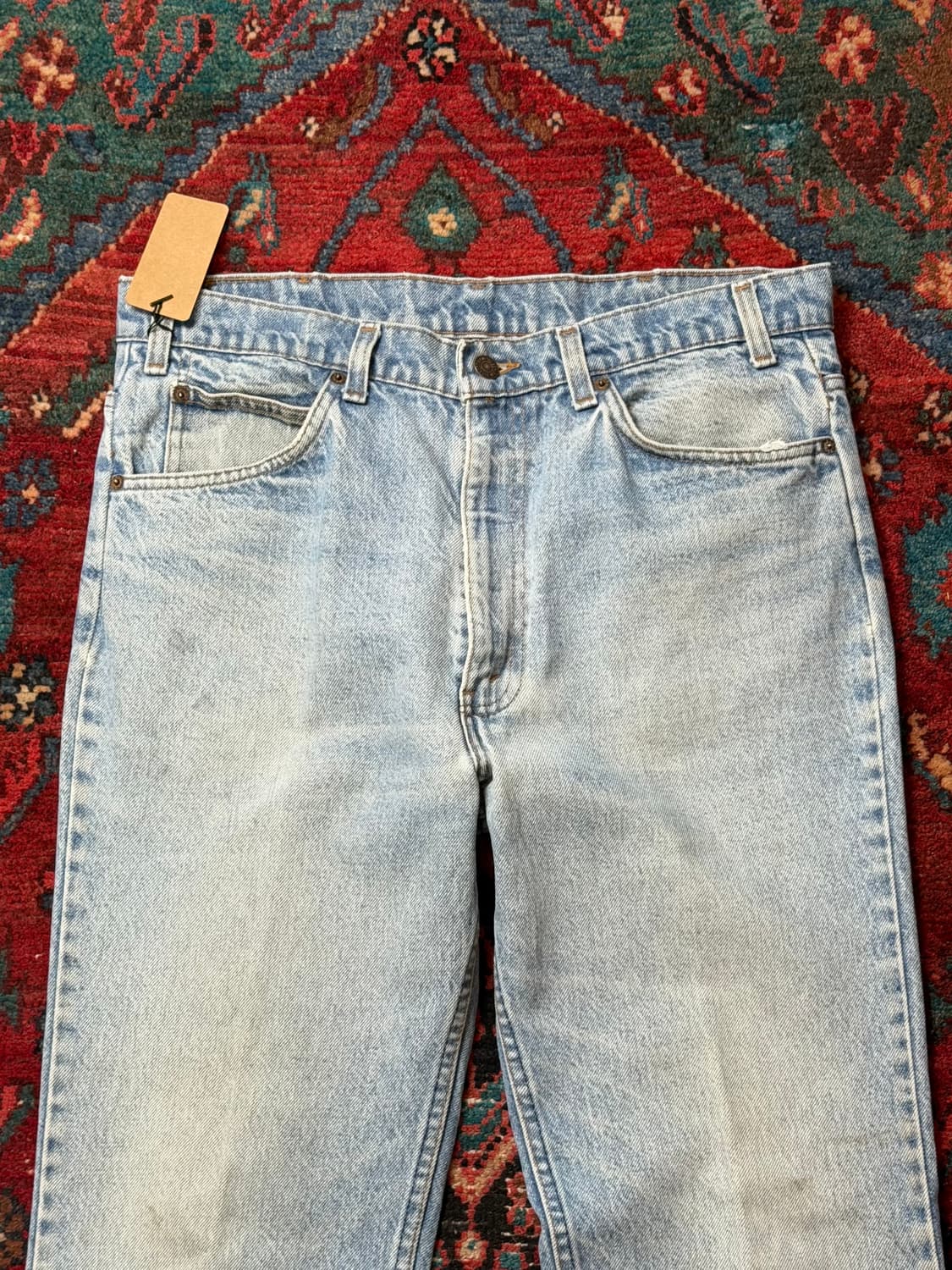 80's USA Made 빈티지 리바이스 517 오렌지탭 부츠컷 상품이미지5