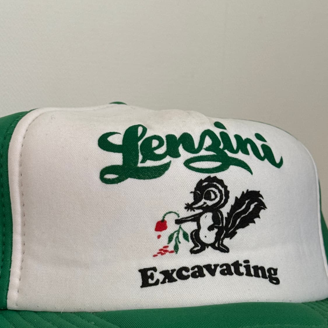 USA 빈티지 모자 볼캡 vintage cap 트러커 메쉬 그린 상품이미지5
