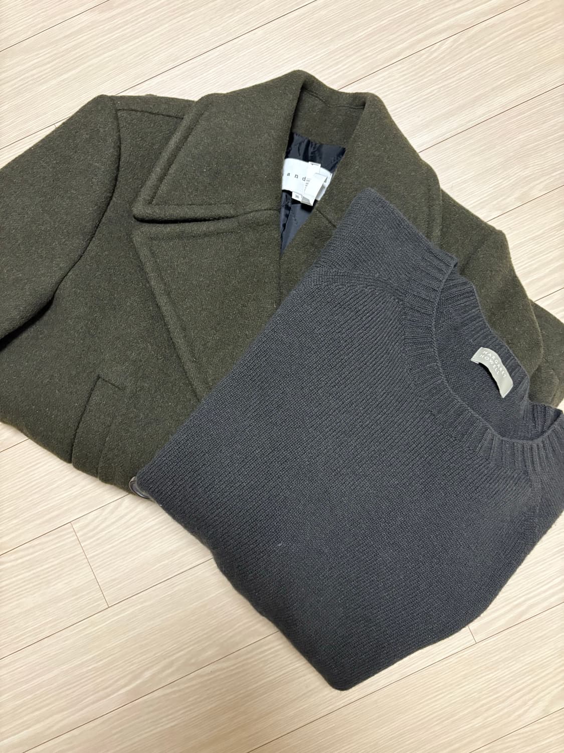 Sandro 울 피코트 카키  상품이미지7