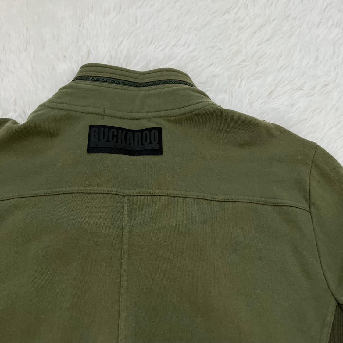 빈티지 버커루 카키 터틀넥 집업 848 y2k 스트릿 모리 갸루 일본빈티 상품이미지8